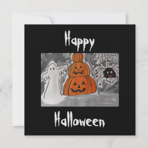 Bonne carte plat Halloween