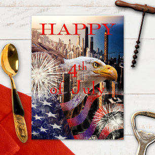 Bonne carte postale 4 juillet