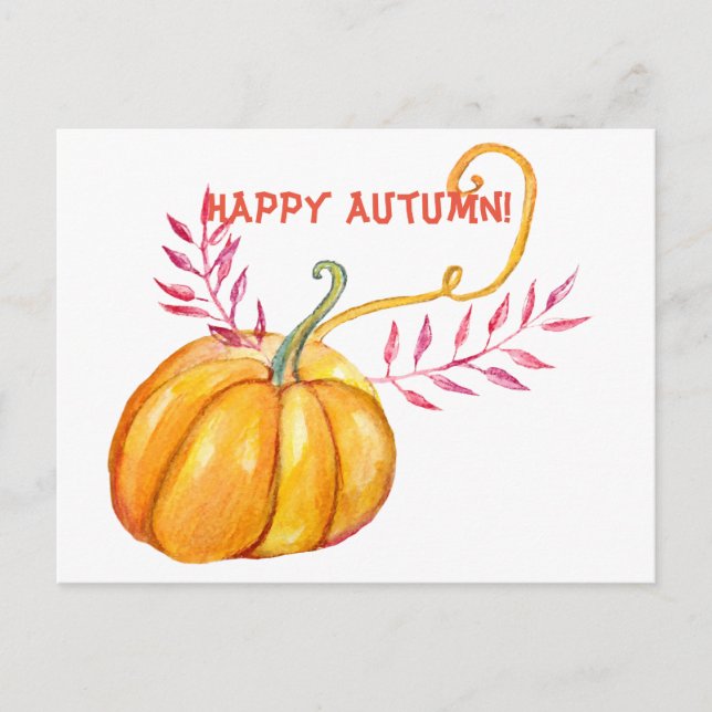 Bonne carte postale Automne (Devant)