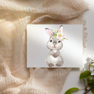Bonne Carte postale Bunny de Pâques