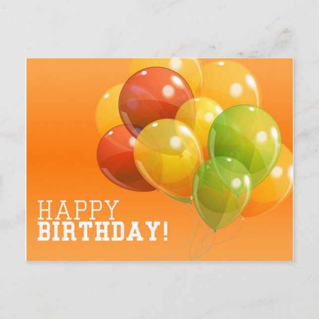 Bonne carte postale d'anniversaire (Devant)