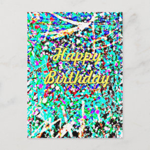Bonne carte postale d'anniversaire