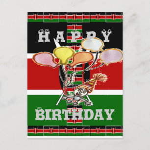Bonne carte postale d'anniversaire Modèle horizont
