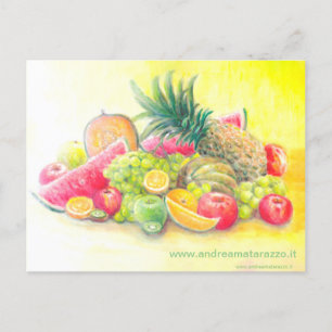 Bonne carte postale de fruits