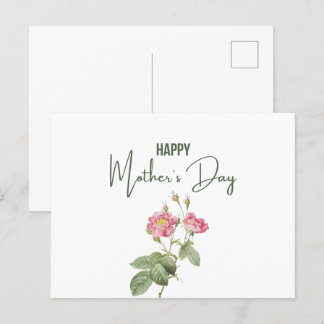 Bonne carte postale de la fête des mères