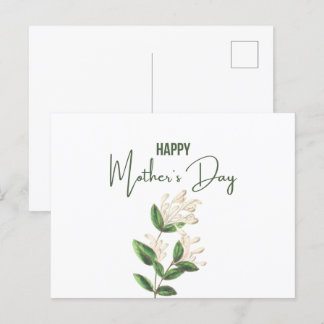 Bonne carte postale de la fête des mères