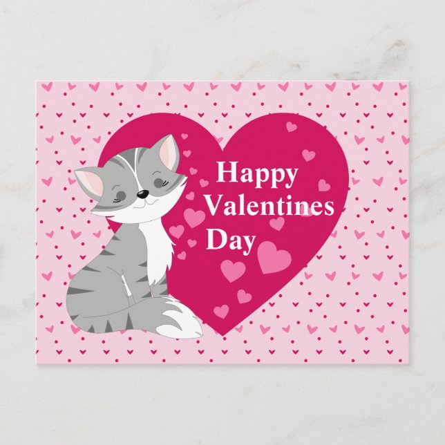 Bonne carte postale de la Saint-Valentin (Devant)