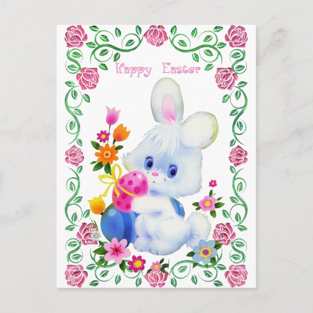 Bonne carte postale de Pâques Bunny Holiday (Devant)