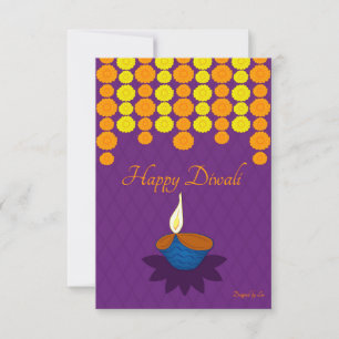 Bonne carte postale Diwali