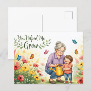 Bonne carte postale du jour des grands-parents