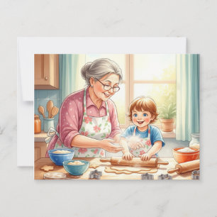 Bonne carte postale du jour des grands-parents