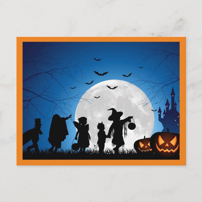 Bonne carte postale Halloween (Devant)