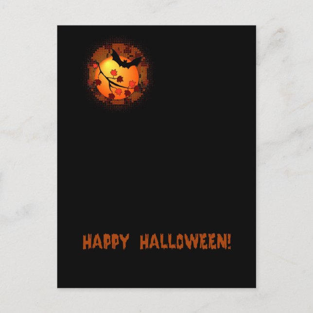 Bonne carte postale Halloween (Devant)