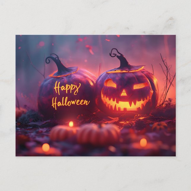 Bonne carte postale Halloween (Devant)
