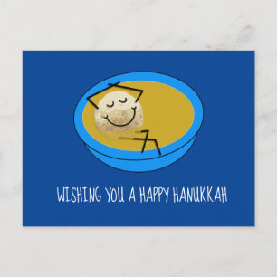 Bonne carte postale Hanoukka