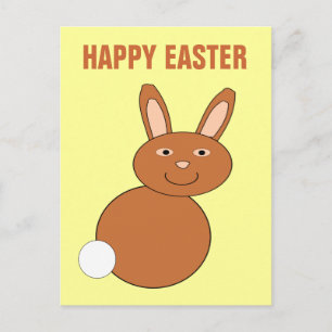 Bonne Carte postale personnalisée Bunny de Pâques
