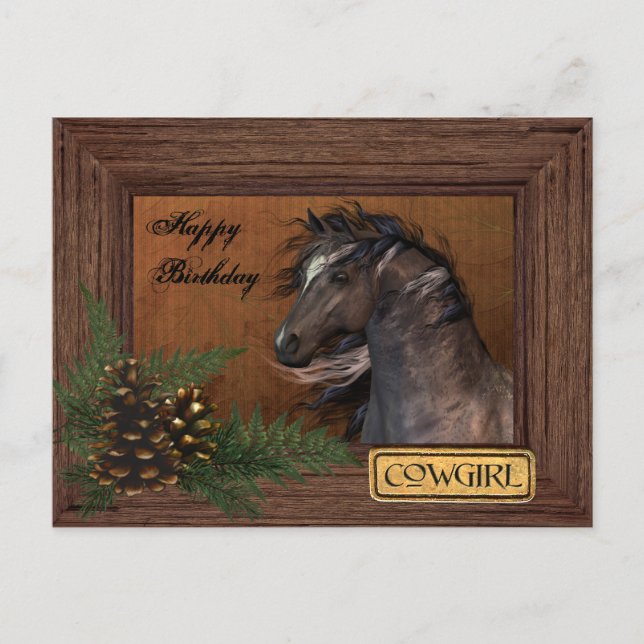 Bonne carte postale pour fille d'anniversaire (Devant)