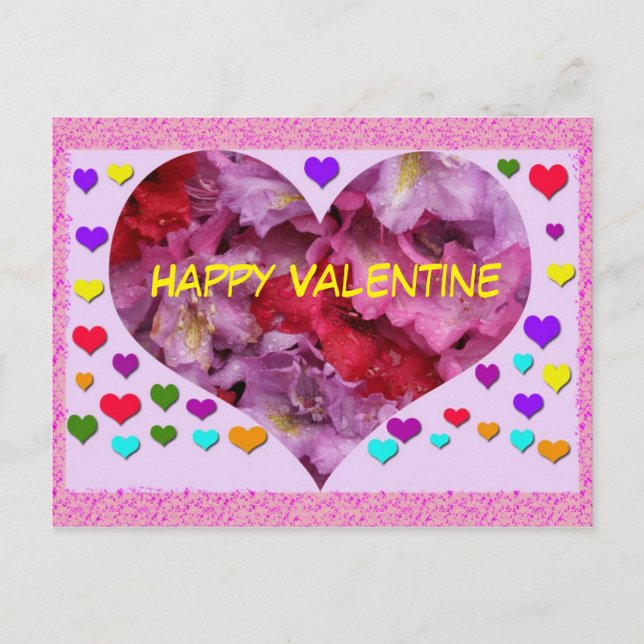 Bonne carte postale Valentine (Devant)