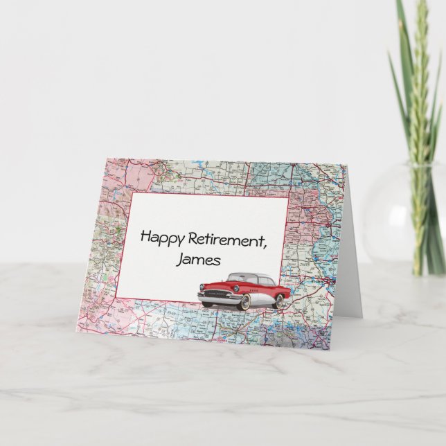 Bonne carte routière de la retraite USA (Devant)