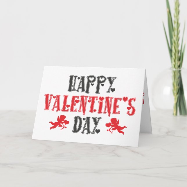 Bonne carte Saint Valentin (Devant)