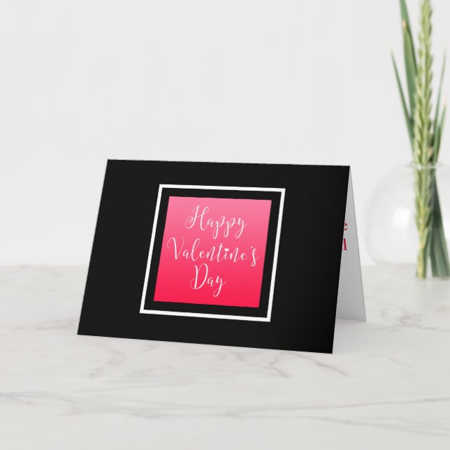 Bonne carte Saint Valentin (Devant)