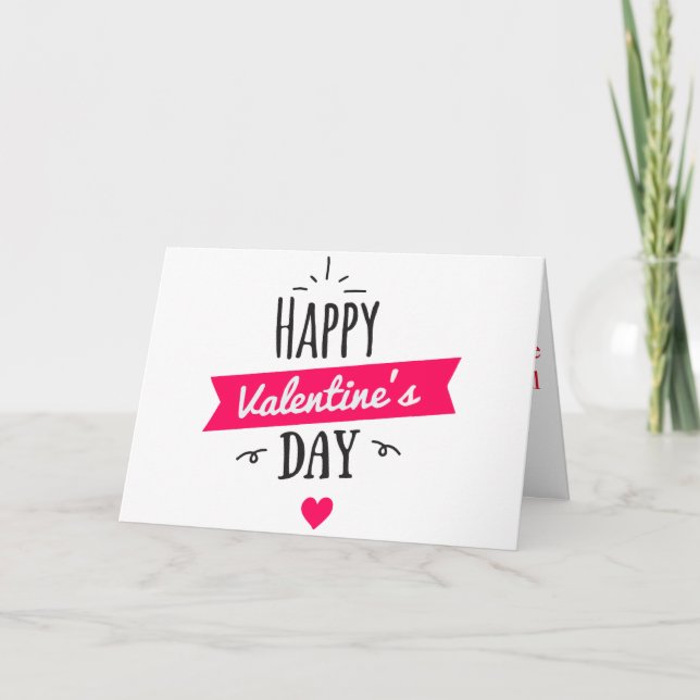 Bonne carte Saint Valentin (Devant)