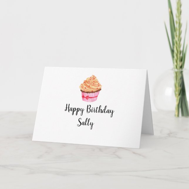 Bonne carte Sally Anniversaire (Devant)
