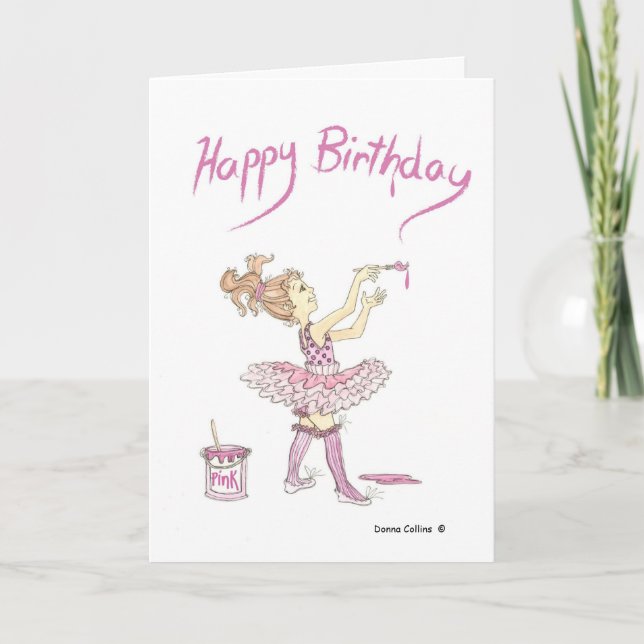 Bonne carte Tutu anniversaire (Devant)