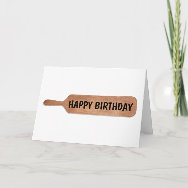 BONNE CARTES PADDLING PADDDLE D'ANNIVERSAIRE (Devant)