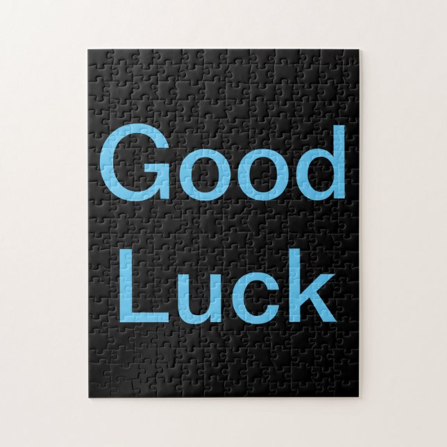 Bonne chance ou vos mots Puzzle (Vertical)