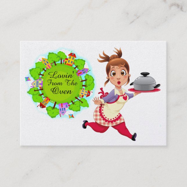 Bonne Chef-Caterer-Maman-De Votre Carte Cuisine (Devant)