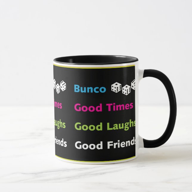 bonne conception de tasse d'amis de bunco (Droite)