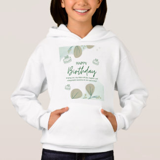 Bonne conception sweat - shirt à capuche d'anniver