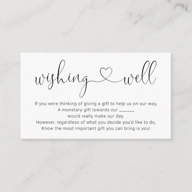 Bonne envie pour le Faire-part de mariage - Simple (Devant)