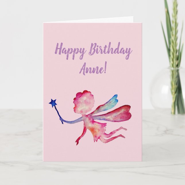 Bonne fête d'anniversaire Carte d'art personnalisé (Devant)