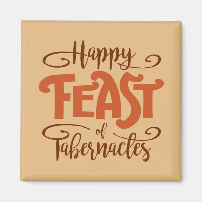 Bonne fête de Tabernacles Magnet (Devant)