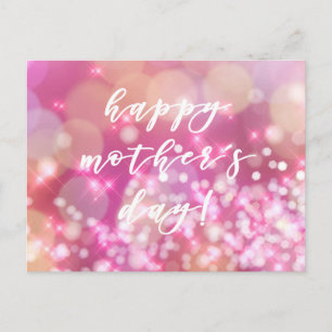 Bonne fête des mères ! Carte postale Glam Pink Spa