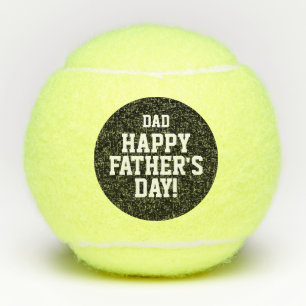 Bonne fête des pères balles de tennis cadeau avec 