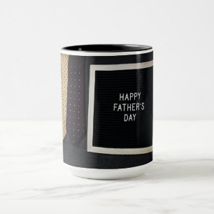 Bonne Fête des pères classique café noir Mug
