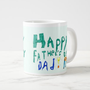 Bonne Fête des pères Papa Jumbo Mug par Janz