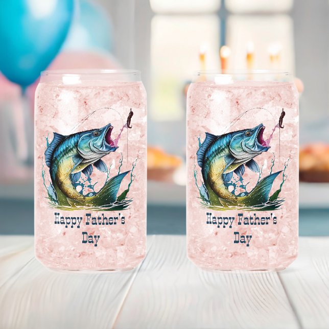 Bonne Fête des pères poisson frappant (Insitu (Baby Shower))