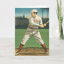 Bonne Fête des pères Vintage de baseball carte de 