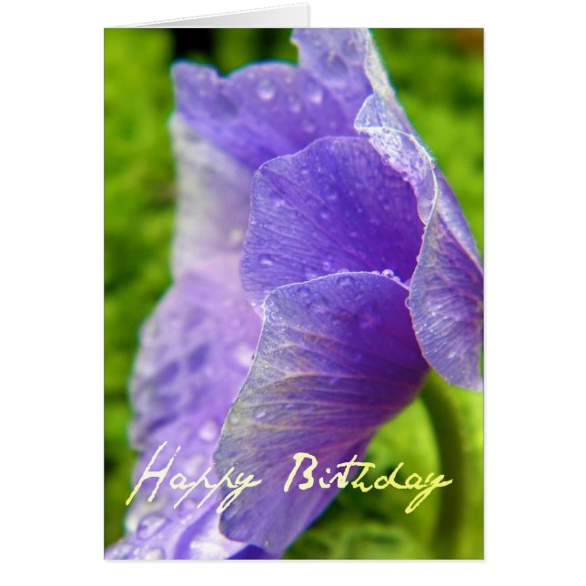 Bonne Fleur d'anniversaire (Devant)