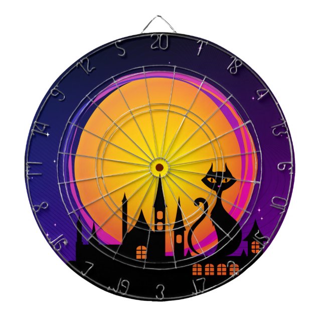 Bonne Halloween 11 Cible de flechettes (Devant)