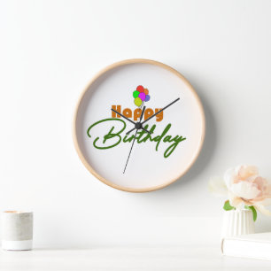 Bonne horloge d'anniversaire