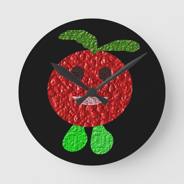 Bonne horloge murale de tomate (Recto)