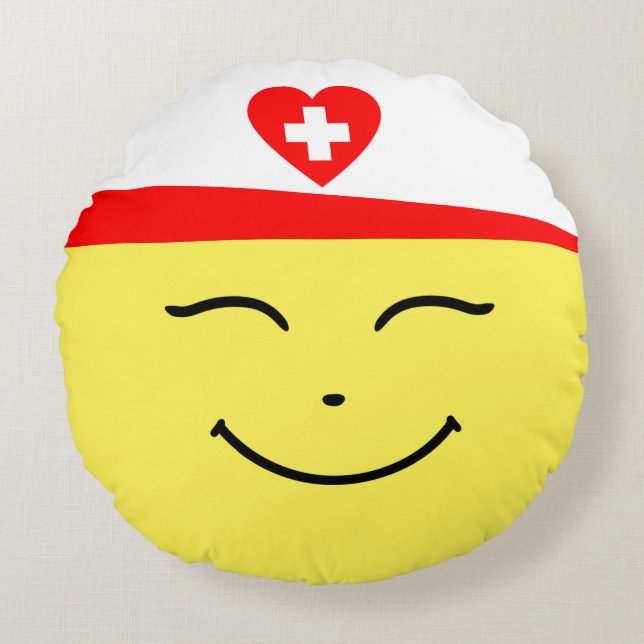 Bonne infirmière - Coussin ronde (Devant)