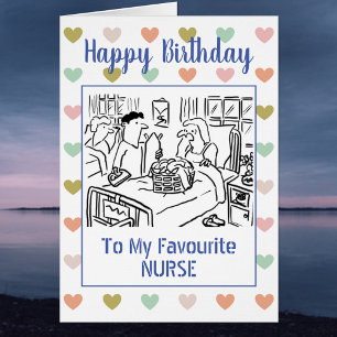 Bonne infirmière d'anniversaire