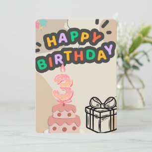 BONNE INVITATION D'ANNIVERSAIRE