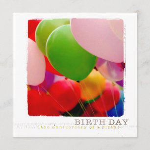 Bonne Invitations Carte photo Appartement Annivers